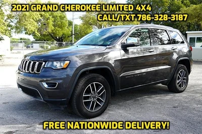 2021 Jeep Grand Cherokee Limited 4x4 🔥 FREE DELIVERY! 🔥 Call  786-328-3187 - Image 1 of 4