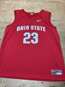 Nike Ohio State David Lightly 23 Jersey Red Size Youth Medium (12/14) - Picture 1 of 5
