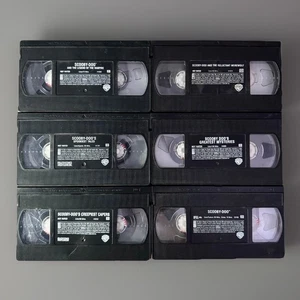 Lot 6 Scooby Doo VHS Tapes Extra Greatest Vampire Spookiest Creepiest Werewolf - Picture 1 of 7