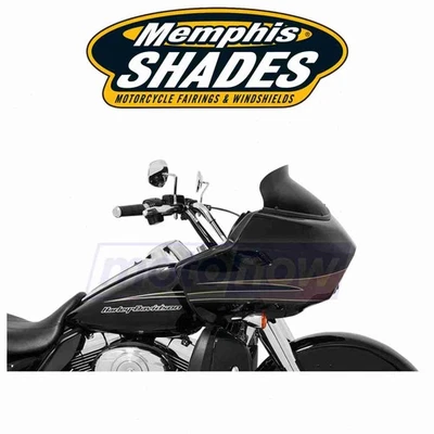 Memphis Shades Spoiler Windshield for 1998-2009 Harley Davidson FLTR Road pd Foto 1 de 4