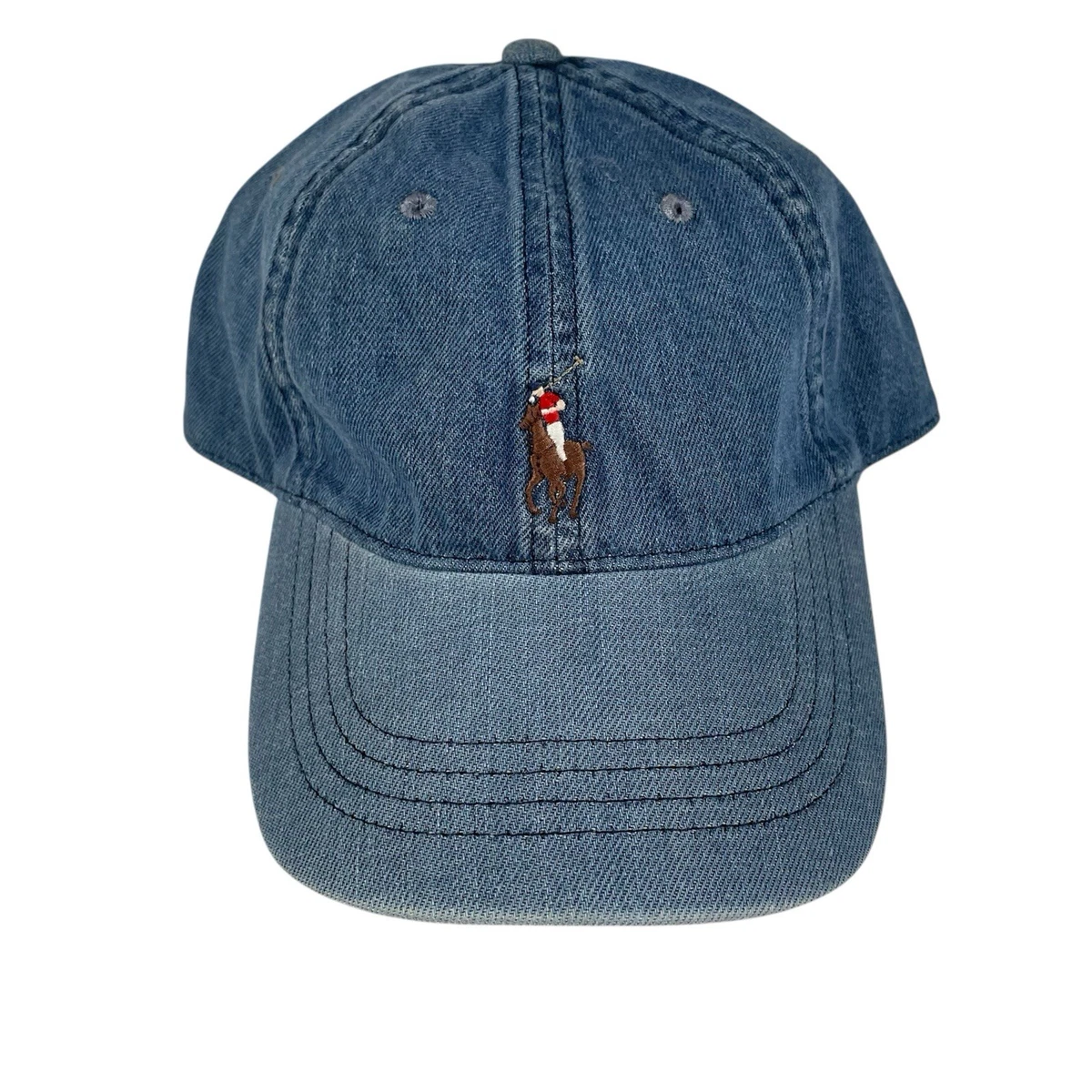 帽子 POLO SPORT RALPH LAUREN DENIM CAP 90s 00 Vintage 90's Polo Sport Ralph Lauren Denim Made in USA Size Large