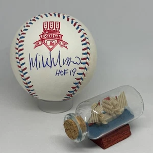 Mike Mussina firmato Rawlings 1997 All Star Game logo baseball JSA COA HOF A4202 - Foto 1 di 3