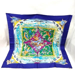 NO TARIFF Hermes Schal Carre 90 Lila Seide100 2285529 - Bild 1 von 10