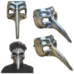 Steampunk Halloween Mask Costume Bird Mask Long Nose Beak Cosplay Party Prop - Picture 1 of 12