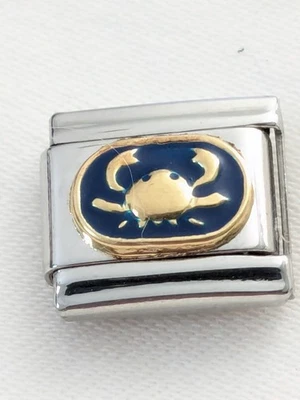 Authentic Zoppini Italian Charm Zodiac  Cancer Free Ship Z17 - Image 1 of 3