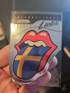 2025 Panini Prizm Rolling Stones #14 Sweden International Licks Silver Prizm - Bild 1 von 3