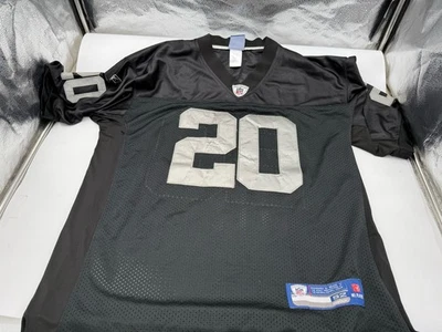Camiseta deportiva cosida Reebok On Field Oakland Raiders Darren McFadden #20 negra talla 52 Foto 1 de 4