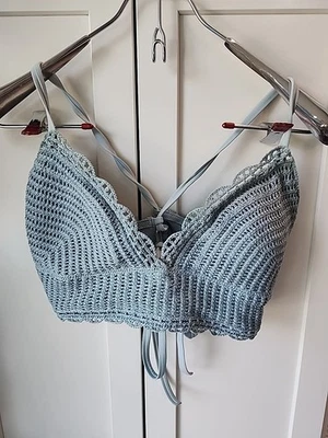 Bikini Hollister de poliéster verde salvia para mujer talla L Foto 1 de 4