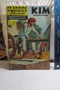 Vintage 1969  CLASSICS ILLUSTRATED # 143   ( Kim)  Comic Book - Picture 1 of 4