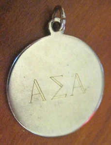 ALPHA SIGMA ALPHA Fraternity Sorority NECKLACE Bracelet CHARM PENDANT - Picture 1 of 3