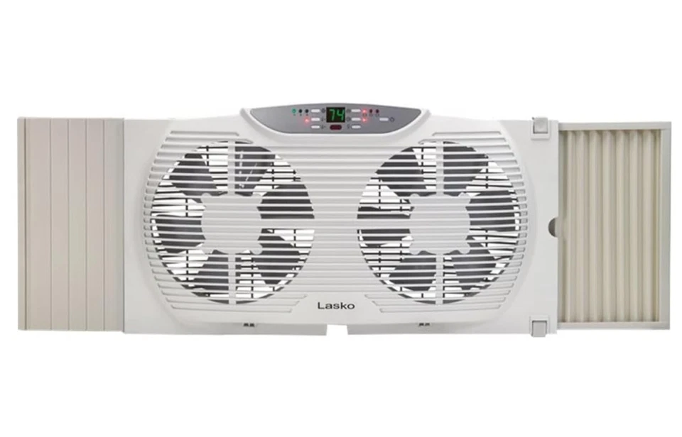 Lasko Electrically Reversible Twin Window Fan with Remote Control - Free Ship - Image 1 of 3