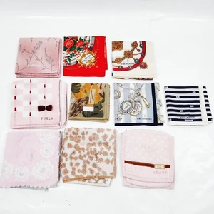 Celine,Yves Saint Laurent,Furla cotone tascabile quadrato set 10 pezzi 581028 - Foto 1 di 9