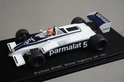 1:43 SPARK S4347 Brabham BT49C Argentine GP Winner 1981 #5 N. Piquet - Image 1 of 4