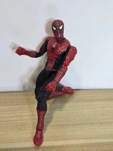 Spiderman 2 Super Poseable Articulated Figure 2003 Tobey Maguire marvel legends - Picture 1 of 6