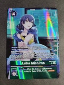 Erika Mishima (Alternate Art) BT23-084 SR Super Rare Digimon Hackers' Slumber - Picture 1 of 2