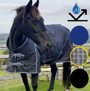 SALE TURNOUT RUGS Rain Sheet Lightweight 0g - 5’9”-7’0” Waterproof Horsewear - Picture 1 of 10