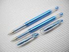 2pcs Pentel Slicci 0.8mm roller ball pen with cap Metallic Blue(Japan)
