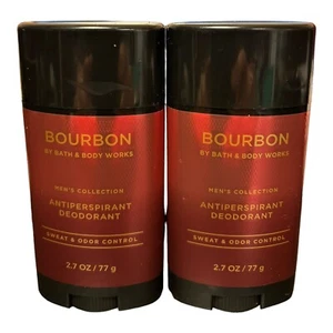 2 X Bath & Body Works BOURBON Men's Collection Antiperspirant Deodorant 2.7oz - Picture 1 of 1