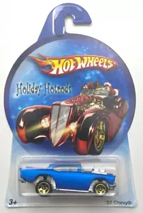 Hot Wheels - Holiday Hotrods - Blue '57 Chevy - New on Card - Picture 1 of 2