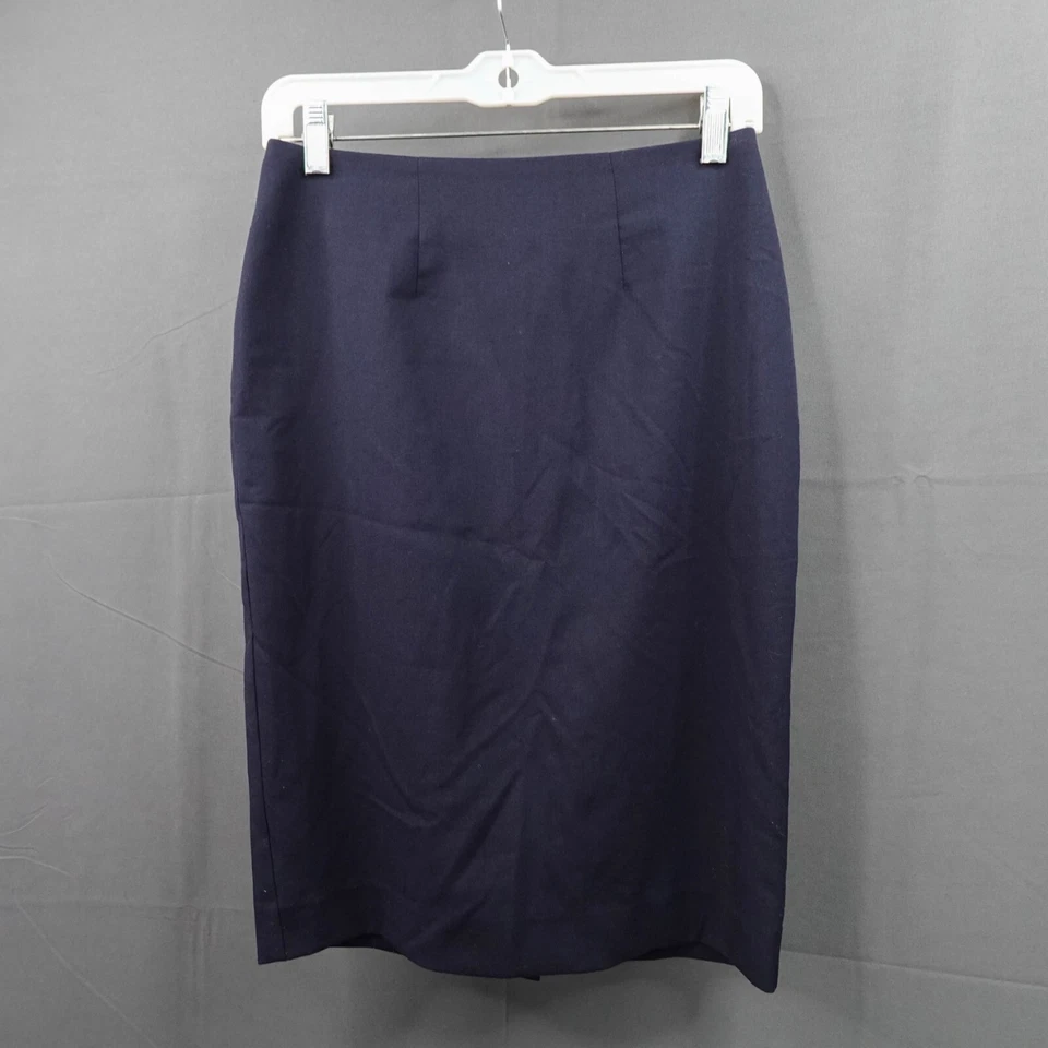 Mujer Falda 2 Azul Secretaria Minimalista Academia Preppy Corpcore Retro Y2K Foto 1 de 4