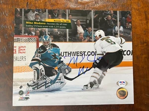 Mike Modano Signed 8x10 Photo PSA DNA COA Autographed Stars Hockey - Picture 1 of 5
