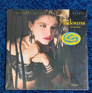 MADONNA SEALED BORDERLINE 12'' VINYL LP US 1984 MAXI LP RECORD Promo Hype - Picture 1 of 7