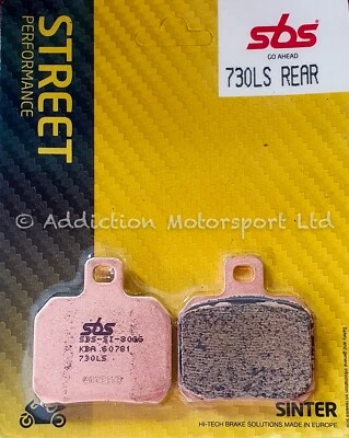 SBS Sinter Rear Brake Pads for Aprilia RSV 1100 Tuono V4 2015 - 730LS - Image 1 of 2
