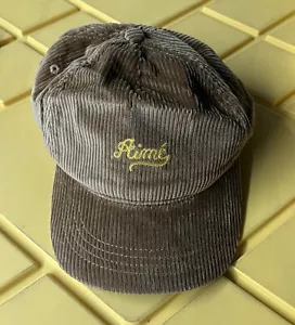 Aime Leon Dore ALD Corduroy Chainstitch Hat Cap in “Fawn” SnapBack Adjustable - Picture 1 of 7