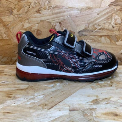 Geox Infant Todo Marvel Spiderman Trainer - Black / Lead - Image 1 of 4