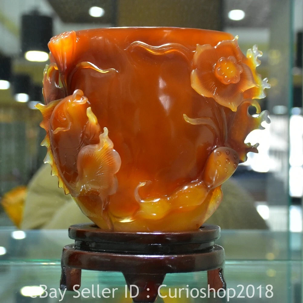 玛瑙主中国古董花瓶| eBay