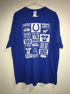 Indianapolis Colts 35th Anniversary Opening Night Promo Shirt Give-away Luck - Picture 1 of 9
