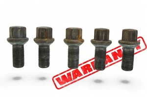 Oem 03-2012 Mercedes R230 Sl500 Sl55 Wheel Tire Lug Nut Bolt Set Of 5 Genuine - Picture 1 of 7