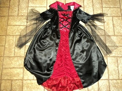 Girl's Vampiress Dress / Halloween Costume. Sz. 2-4T - Image 1 of 4