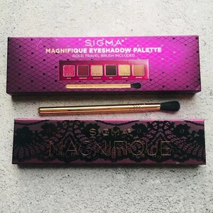 Sigma Magnifique Lidschatten Palette mit Reisepinsel NEU - Bild 1 von 5