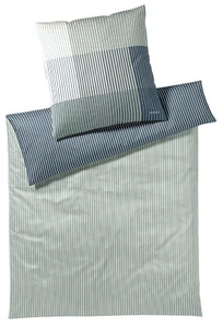 JOOP! Mako-Satin Bettwäsche Divided 4113-4 sage exklusiv, modern 135 x 200 cm - Bild 1 von 2
