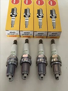 NGK ZFR4F-11 ( 4043 ) X4 SPARKPLUGS - Picture 1 of 3