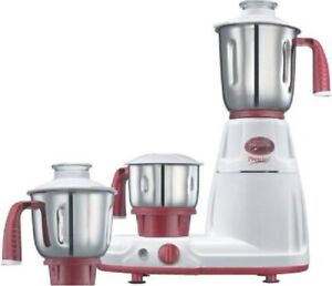 Prestige Deluxe LS 750-Watt Mixer Grinder (White and Red) 220V Free Shipping