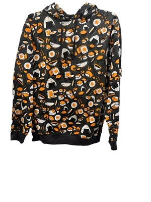 Hot topic unisex sushi printed cotton blend hoodie size S NWT - Изображение 1 из 4