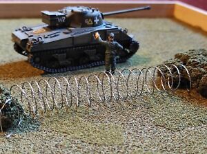 1:72 Scale Barbed Wire Ideal for WW2 Wargaming, Tanks, Bunker, Diorama, etc.