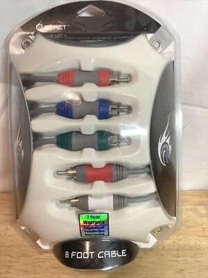 React Wii Component Video Cables. 8’ For Wii B3 - Image 1 of 4
