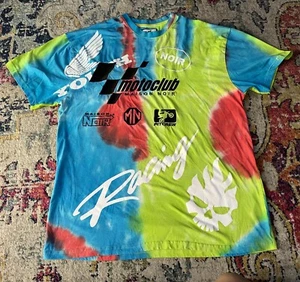 Maison Noir Tie Dye Racing Motocross shirt Mens size XL - Picture 1 of 5