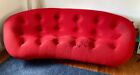 Ligne Roset Designsofa „Ploum“, 3-Sitzer, rot, gebraucht, Neupreis 6.400 €