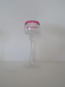 1 verre à vin du Rhin cristal taillé rouge Baccarat modèles Périgueux 19.7 cm 01 - Imagen 1 de 10