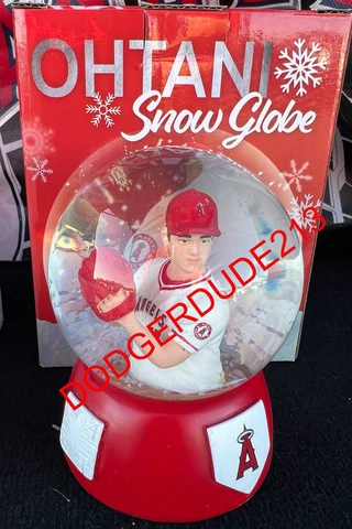 LOS ANGELES ANGELS SGA OHTANI SNOW GLOBE 6/24/22 MVP w/ HARD TICKET STUB Cover