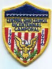 BSA Central Ohio Council bicentennial 1776-1976 camporal scout patch - shield -