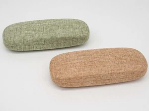 Brillenetui Hardcase Hartschalen Etui Brillentasche Brillenbox mit Stoffbezug - Bild 1 von 6