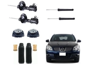 4 Ammortizzatori + Supporti + Tamponi per Nissan Qashqai +2 J10,JJ10 - Imagen 1 de 8