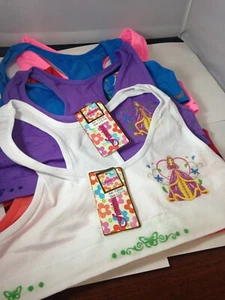 ToBeInStyle Kids Girls' Racerback Bras - 6 Pack - Multi - Size: L (12-14) - Picture 1 of 4