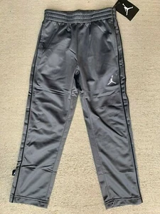 JORDAN boys Jumpman Fleece Pants Grey 851103 size 4 - Picture 1 of 5