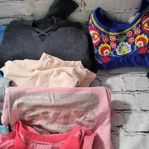 Girls Clothing Lot Bundle- Multiple Brands- Size Large- 9 pieces - Picture 1 of 13